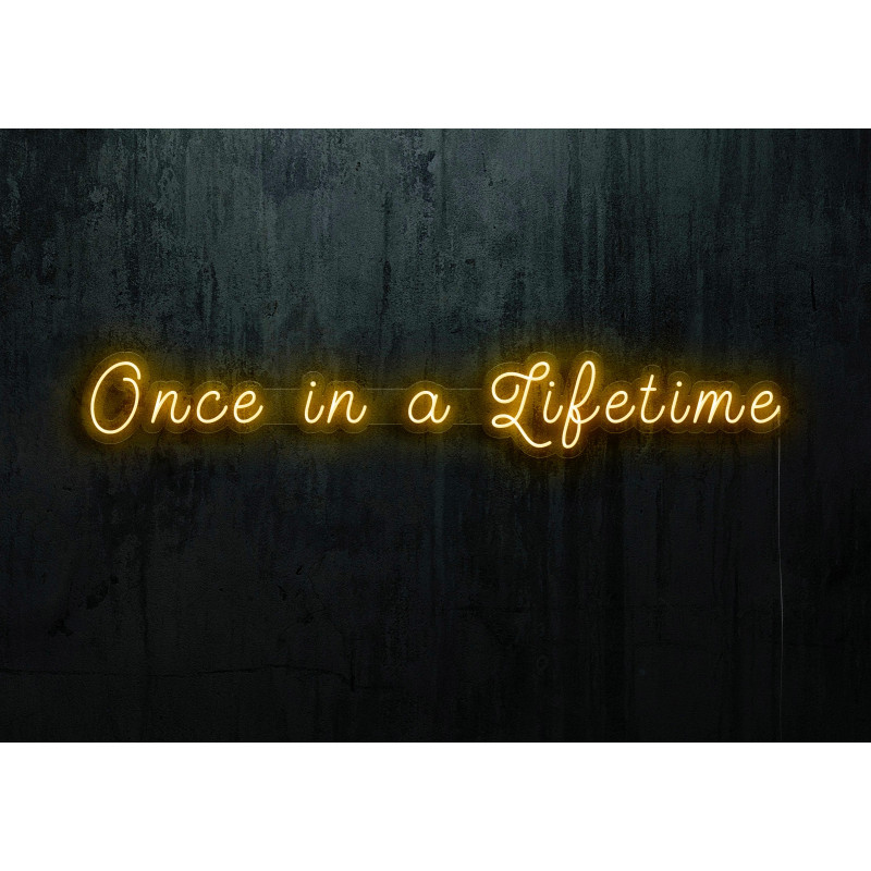 Carteles de Neón Led - Luces de neón "One in a Lifetime"